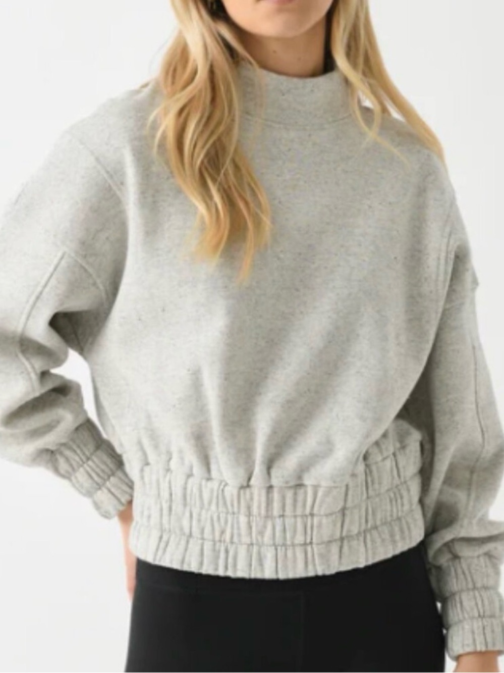 Varley Dunbar Sweatshirt Ivory Fleck Marl